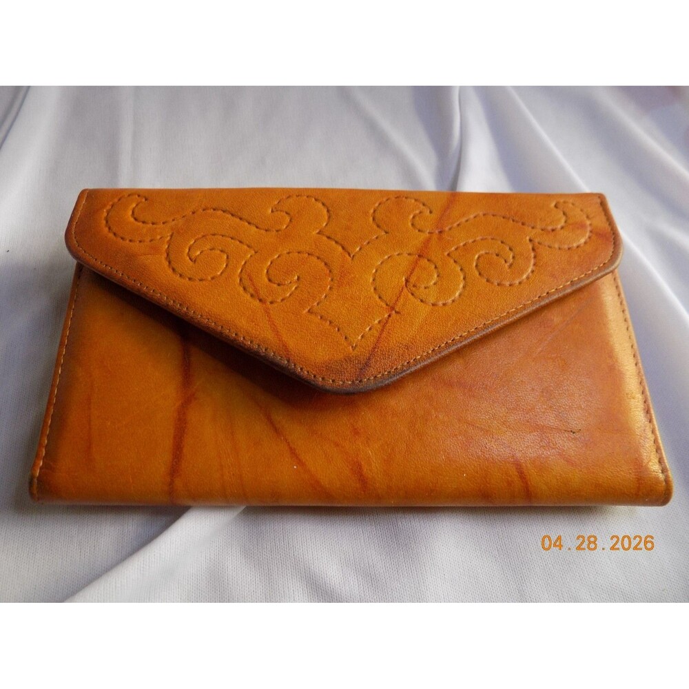 Vintage Princess Gardner women's cowhide wallet clutch